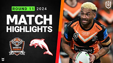 NRL 2024 | Wests Tigers v Dolphins | Match Highlights