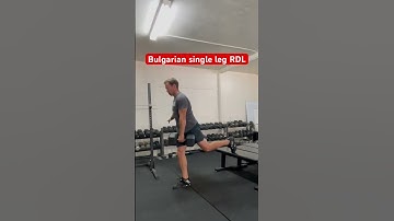 Bulgarian single leg RDL