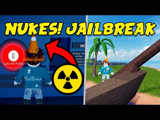 Jailbreak Nukes Update Piggy Secret New Prison Island Youtube - roblox jailbreak prison 2020