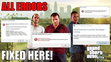 ALL GTA V CRASH SOLUTION | out of game memory | gameconfig | By GTA MOD GAMER | 2022