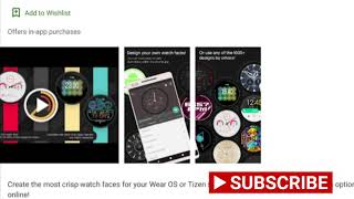 Gratis aplicația: Watch Face - Pujie Black - Wear OS & Galaxy Watch