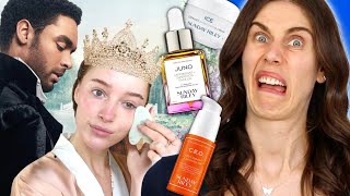 Expert Reacts To Bridgerton Beauty Routine - Phoebe Dynevor Skincare Saga