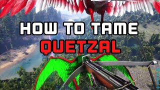 How to Solo Tame a Quetzal - ARK: Survival Evolved