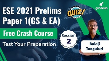 Standards and Quality Practices | Quiz | ESE 2021 | Balaji Sir | Gradeup