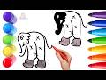 How To Draw cute Lirili Larila Drawing, Painting &amp; Coloring For Kids and Toddlers_ Child Art🌈🎨