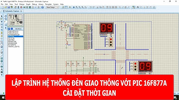 Lập trình hệ thống đèn giao thông với pic16f877A - set time