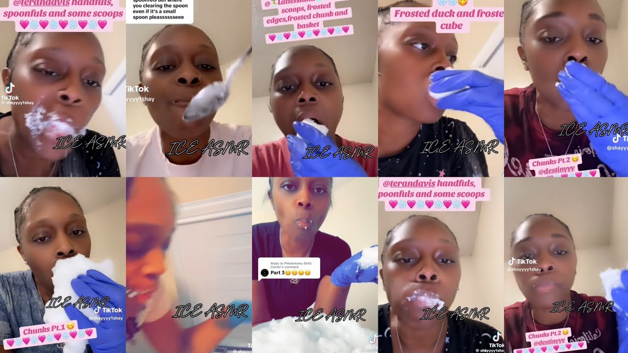 @shayyyy1shay • Her Solo Freezer Frost Eating • Only Bites ♦️🧊