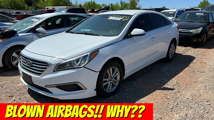 Copart Walk Around 4-27-22 + No Damage but Airbags Blown? How?