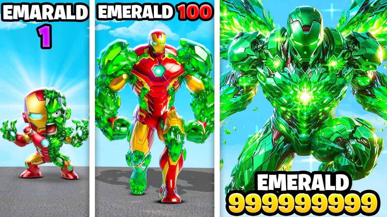 Upgrading Iron Man To EMERALD IRON MAN In GTA 5!