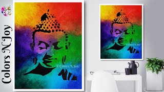 buddha painting acrylic abstract beginners lord