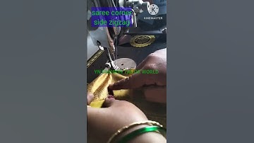 Saree pico stitch#saree zigzagstitch#short video