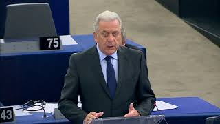 Opening remarks by Commissioner Avramopoulos at the EP Plenary Winter plan for Asylum Seekers