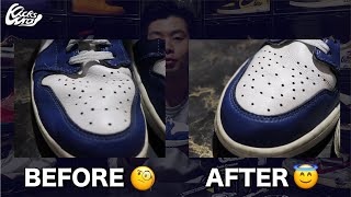 一家に一台のある"家電"を使って履きジワを消してみた【How to remove decrease AJ1】