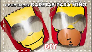 Como hacer máscaras para niños 2 parte