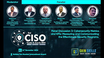 Panel: Cybersecurity Metrics and KPIs: Measuring and Communicating the Effectiveness of Security...