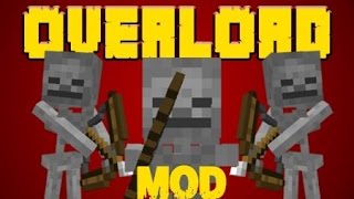 ОБЗОР МОДА Overload на Minecraft 1.10.2+ Повелитель скелетов