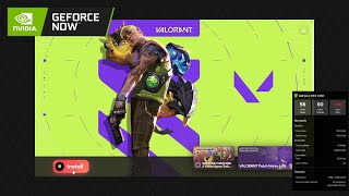 I Tried to Play Valorant on geforce now cloud | GeForce NOW VALORANT screenshot 4