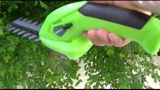gardenline hedge trimmer battery