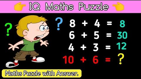 IQ Maths puzzle /#32//Maths Puzzle With Answer //#logicalreasoning #logical #iqtest #mathspuzzles