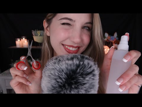 🌬Cozy Mic Haircut 💇‍♀️ ASMR Layered & Subtle Mouth Sounds