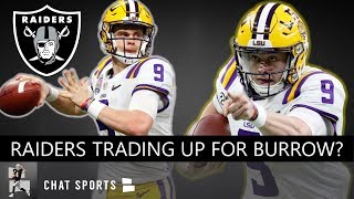 Raiders Drafting Joe Burrow Raiders Rumors: Derek Carr Trade, Chris Jones Free Agency, AB Fight