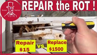 Wood Rot Repair on Door | How to Repair Door with Rotted Wood