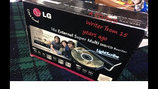 This Dvd Burner Is Almost 15 Years Old - Review Of An Old External Lg Lightscribe Dvd Burner