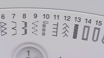 [BrotherSupportSewing] (Sewing machine/家庭用ミシン) Selecting a stitch pattern / 模様を選択する