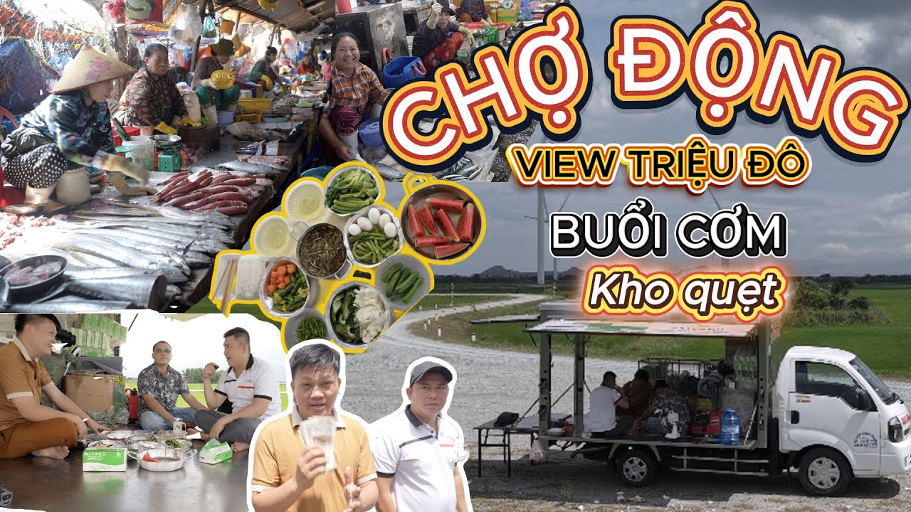 CHỢ ĐỘNG - TRUNG TÂM THÀNH PHỐ PHAN RANG -   CÙNG EM NẤU BUỔI CƠM KHO QUẸT ( ĐIỆN GIÓ ĐẦM NẠI )