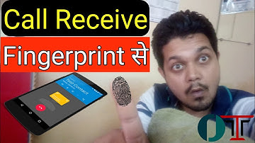 Answer a call with fingerprint sensor in any Android