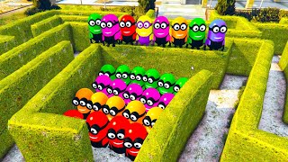 Gta 5 Epic Ragdolls Red Spiderman Vs Red Minion Vs Green Minioneuphoria Physics & Funny Fails 13