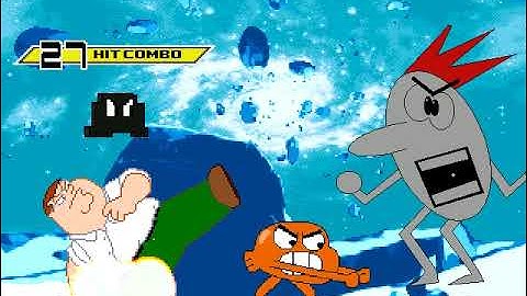 Mugen #2123 Darwin & Cheap Peter Griffin vs Evil Dooby Dummy