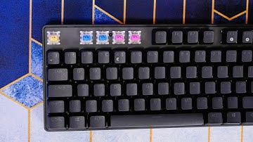 SteelSeries Optipoint Optical Switch sound test - clicky vs linear vs tactile