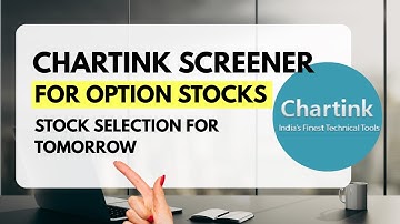 Beste Chartink-screener voor optieaandelen | Creatie van Chartink-scanner
