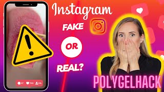 Instagram Polygelhack FAKE oder REAL? (oder gesundheitsgefährdent?) | Nails »Lalalunia«