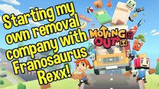 NEW GAME! Overcooked with furniture? Moving Out | Starting a removal company with FranosaurusRexx screenshot 3