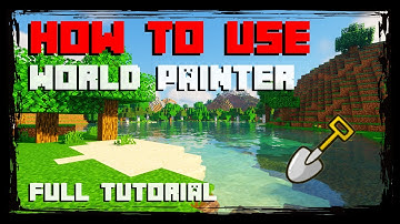 How to use World Painter [FULL TUTORIAL]