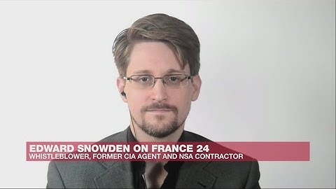 Exclusive: Edward Snowden's full interview with France24