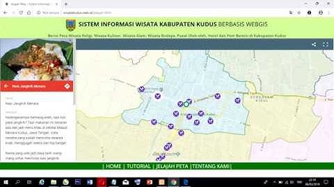 WebGIS Wisata Kabupaten Kudus