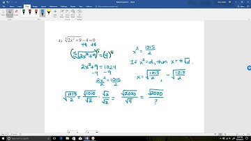 Other Types of Equations (Sect 1.6) part 1