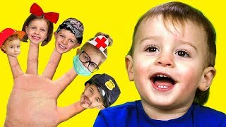 Video thumbnail of "Finger Family, Daddy Finger,  Nursery Rhymes and Kids Songs for Babies and Toddlers"