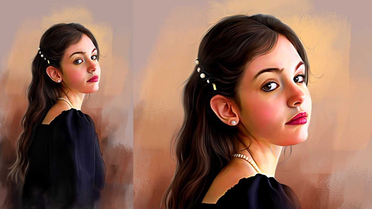 How I START My Portrait PAINTINGS 🖌 | Artisa 23