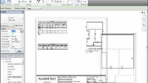 REVIT Basics: window and doors sechedules Task 2