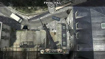 MW3 Care Package Final Kill Cam!! LUCKY!!!