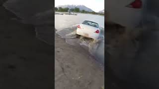 bebek berenang  !! mobil juga gak mau kalah. #subscribe #funy #funyvideo #shortsviral #shorts