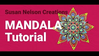 Trippy Hippy real time Mandala Dotting Tutorial by Susan Nelson screenshot 4