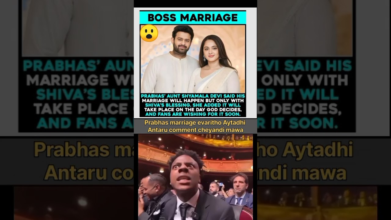 Prabhas marriage // Anushka 