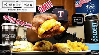 BISCUIT SANDWICHES  MUKBANG!!!!(THE BISCUIT BAR)