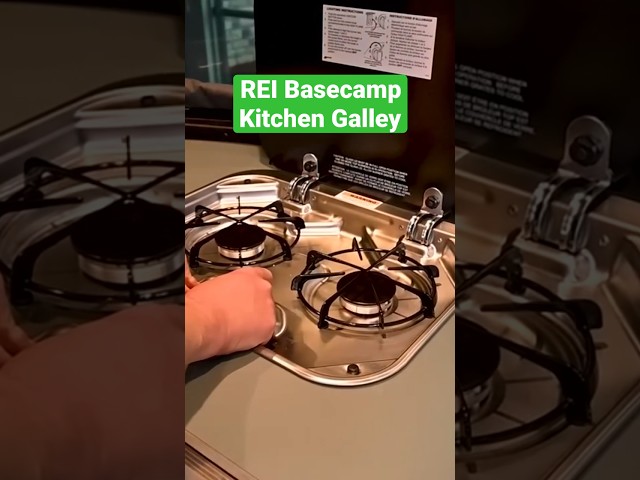 REI Basecamp Kitchen Galley #airstream #rvlife #boondocking