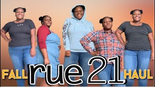 RUE 21 TRY-ON FALL CLOTHING HAUL 2020 | Curvy Jeans, Hoodies &amp; Tees